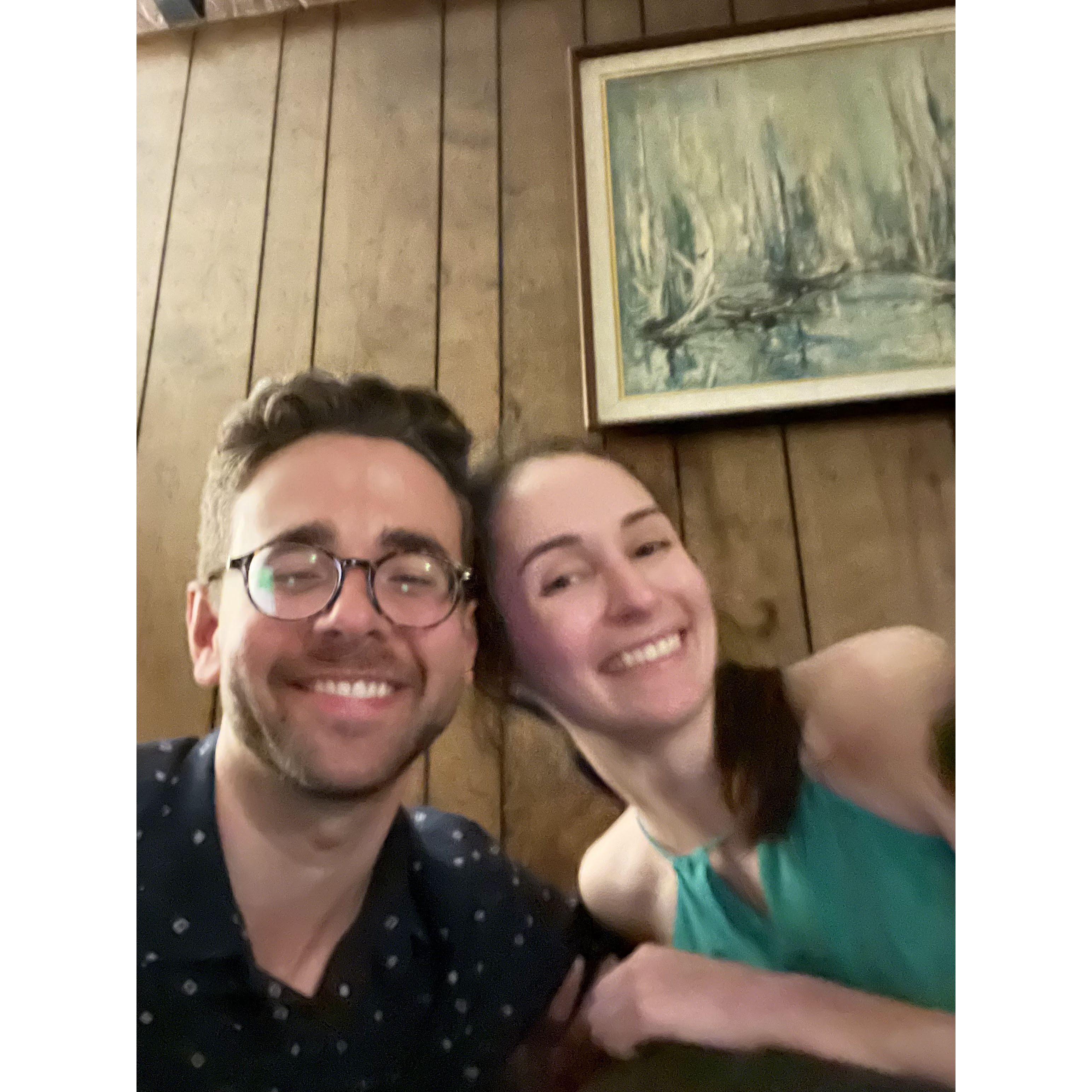 Our very first photo together!