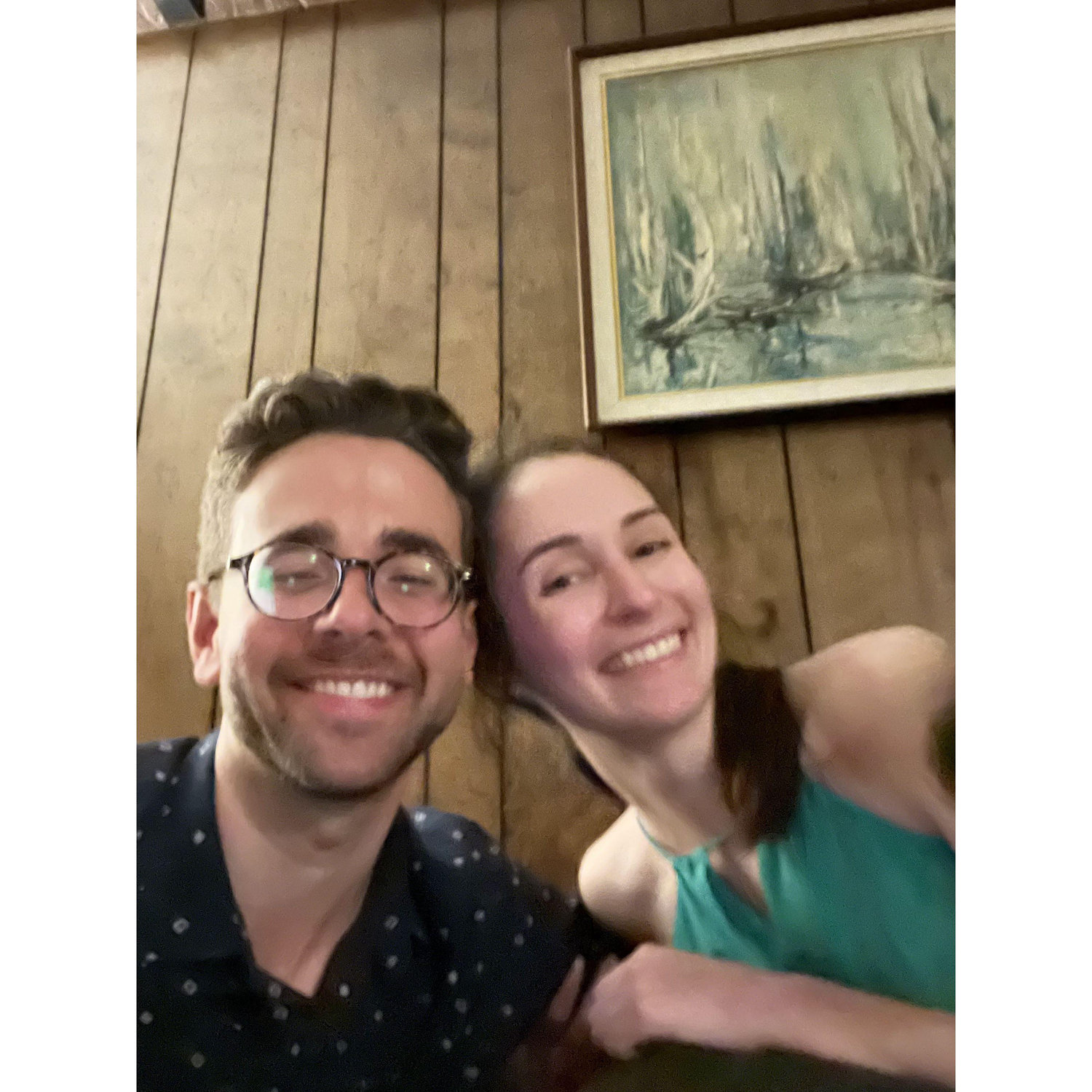 Our very first photo together!