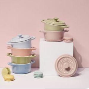 Staub Macaron Assorted 6-Piece Mini Round Cocotte Set