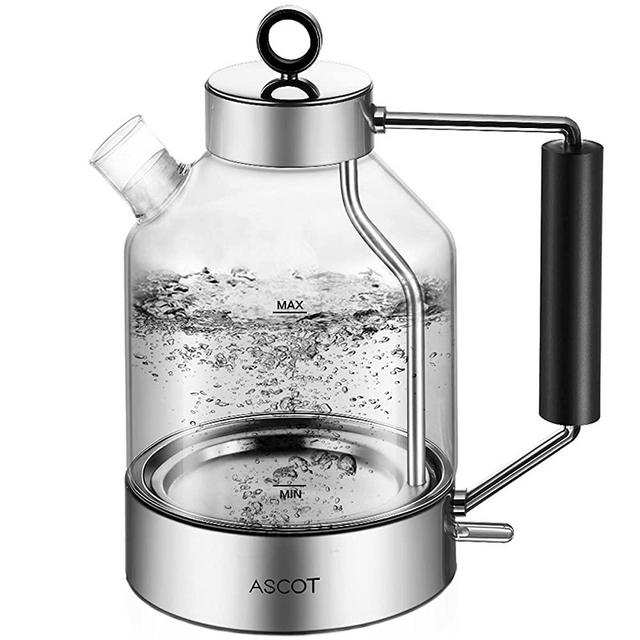 ASCOT Electric Kettle Glass (KE11 Silver)