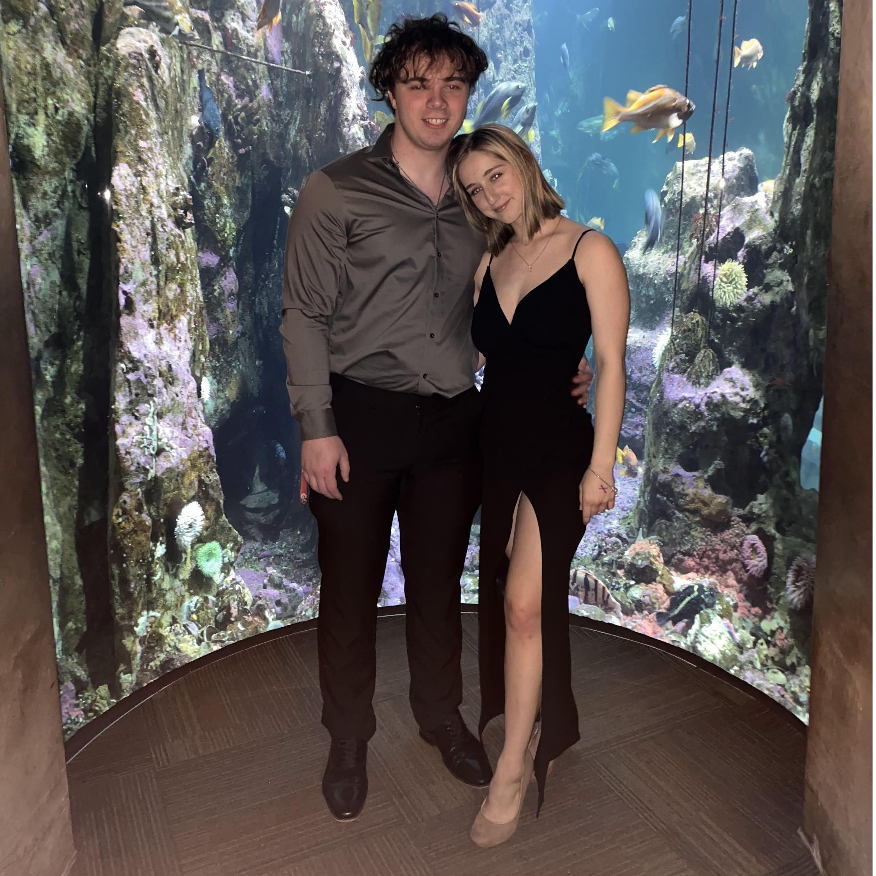 Seattle University Winter Ball at the Seattle Aquarium, 2023.