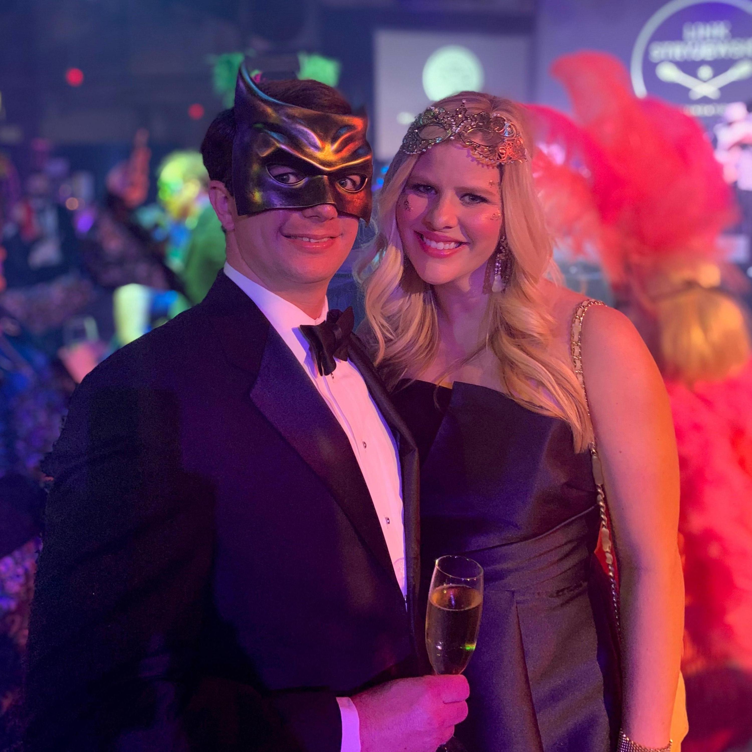 Our first (and only) Bal Masque - January 2020