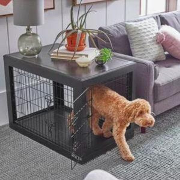 Frisco Double Door Furniture Style Dog Crate
