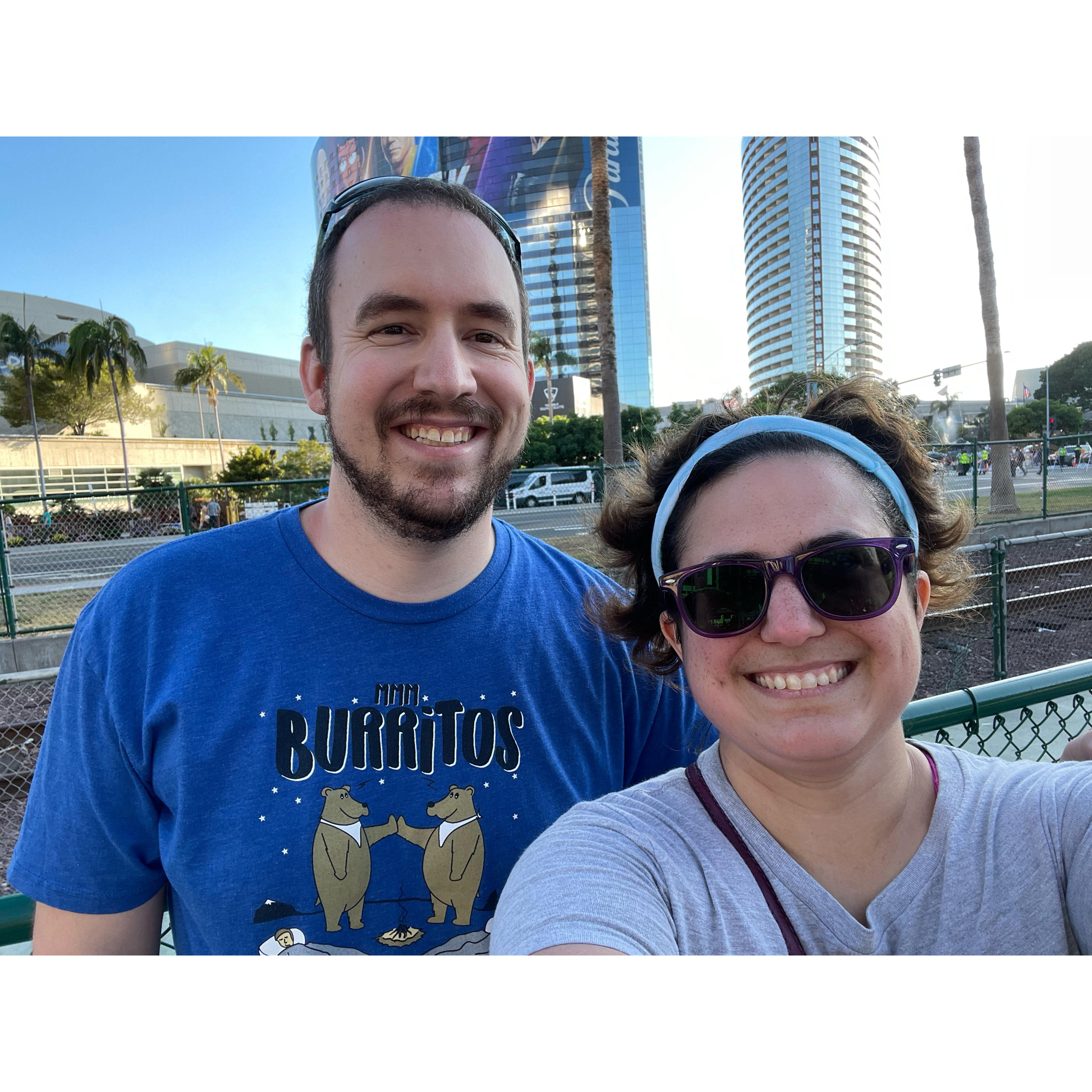 At San Diego Comic Con slightly before the madness starts