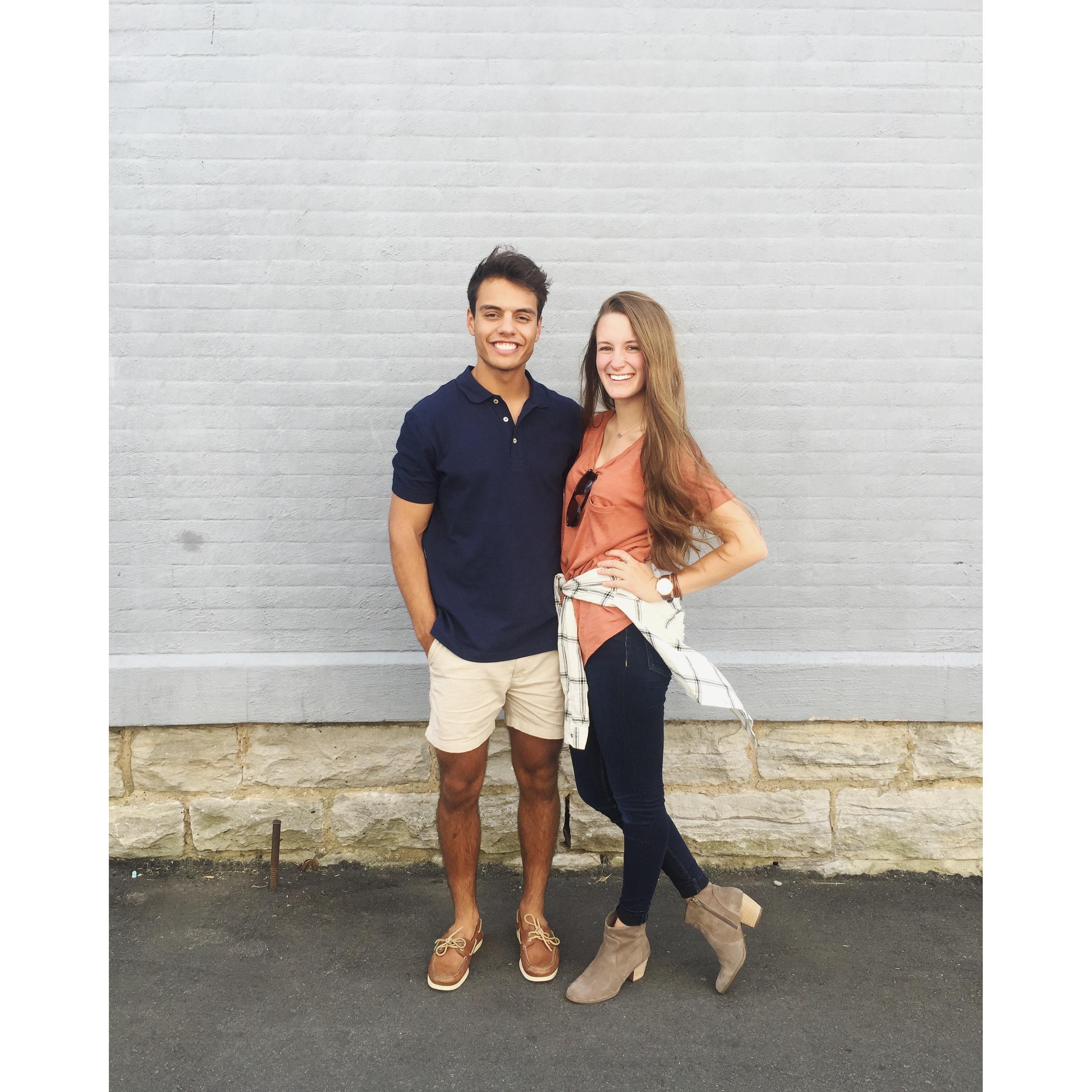 The first photo I have of us dating!