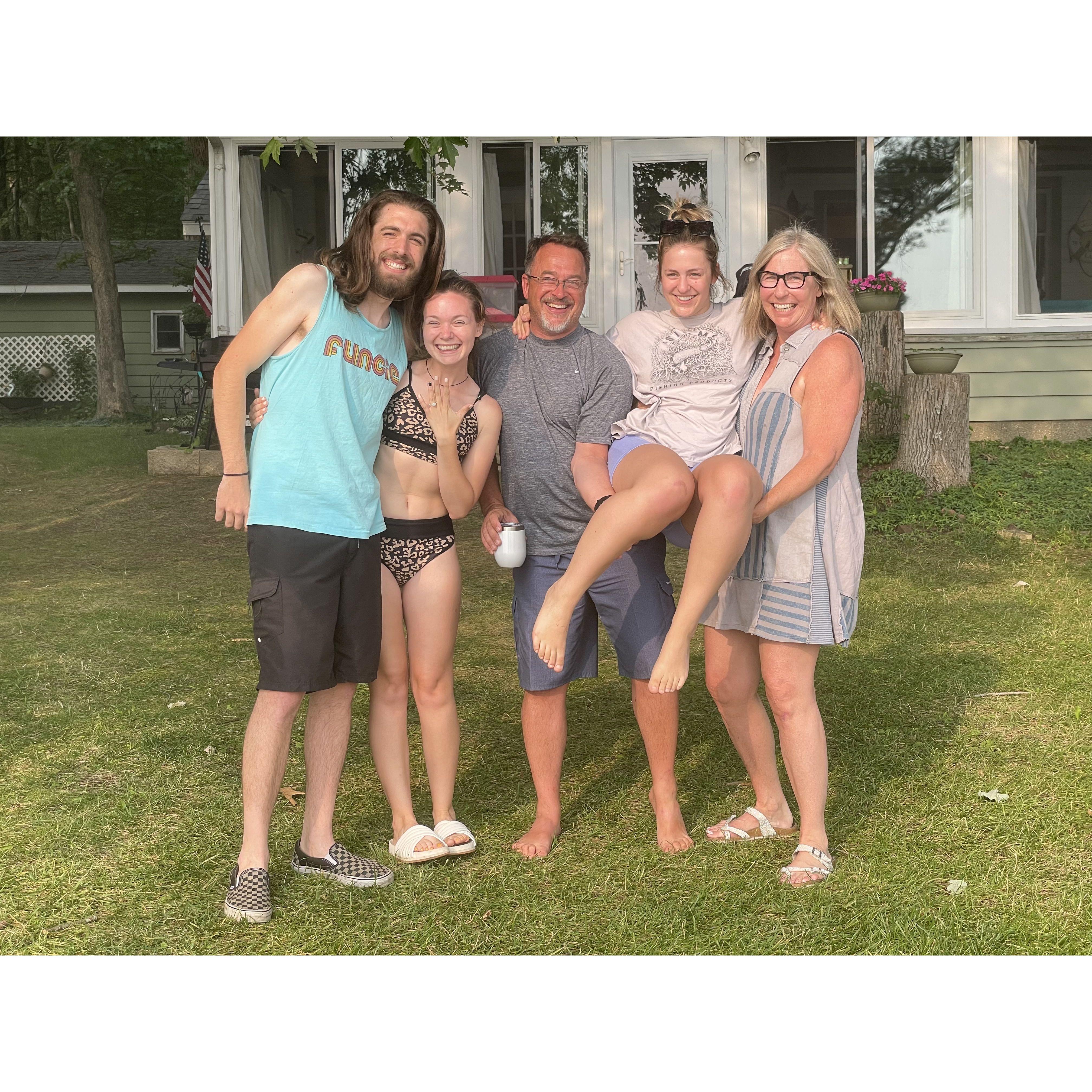 We're engaged! Ft. Reed's fam