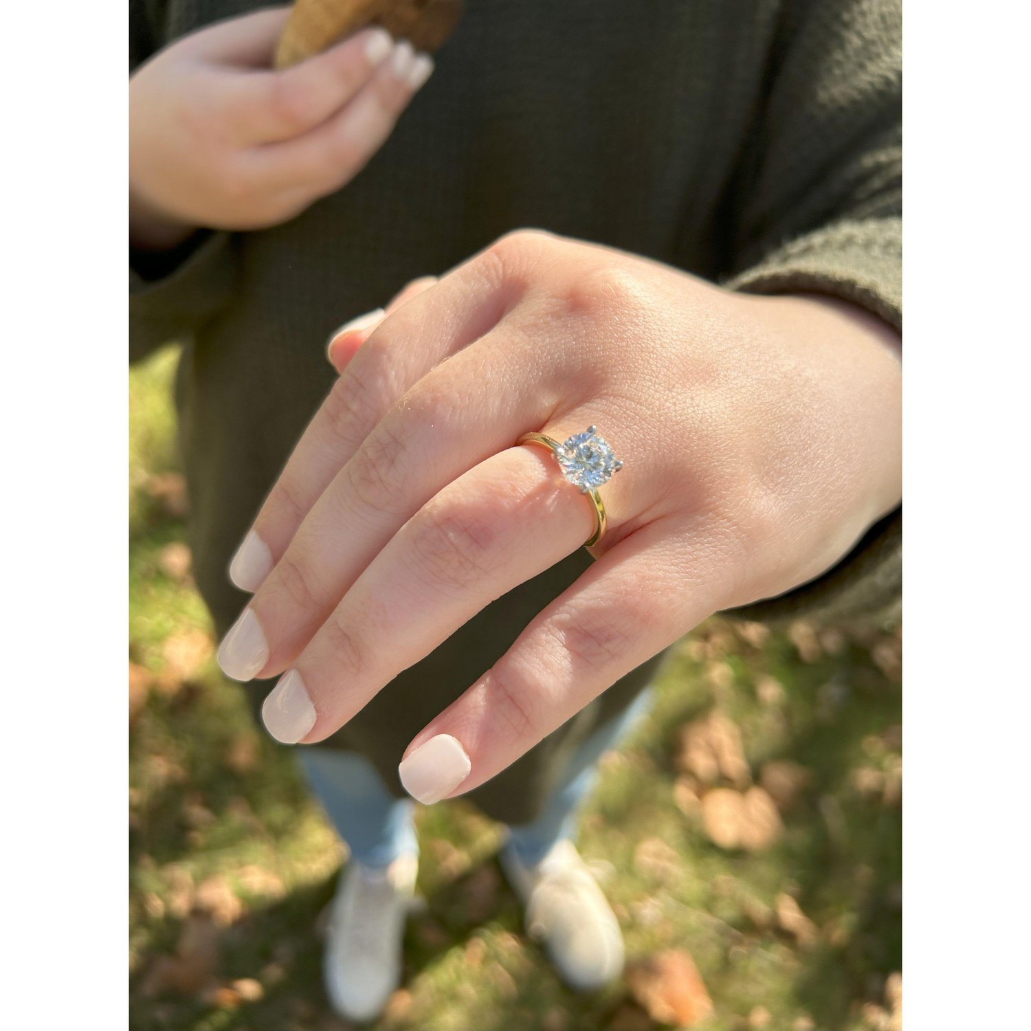 Taken immediately after the proposal