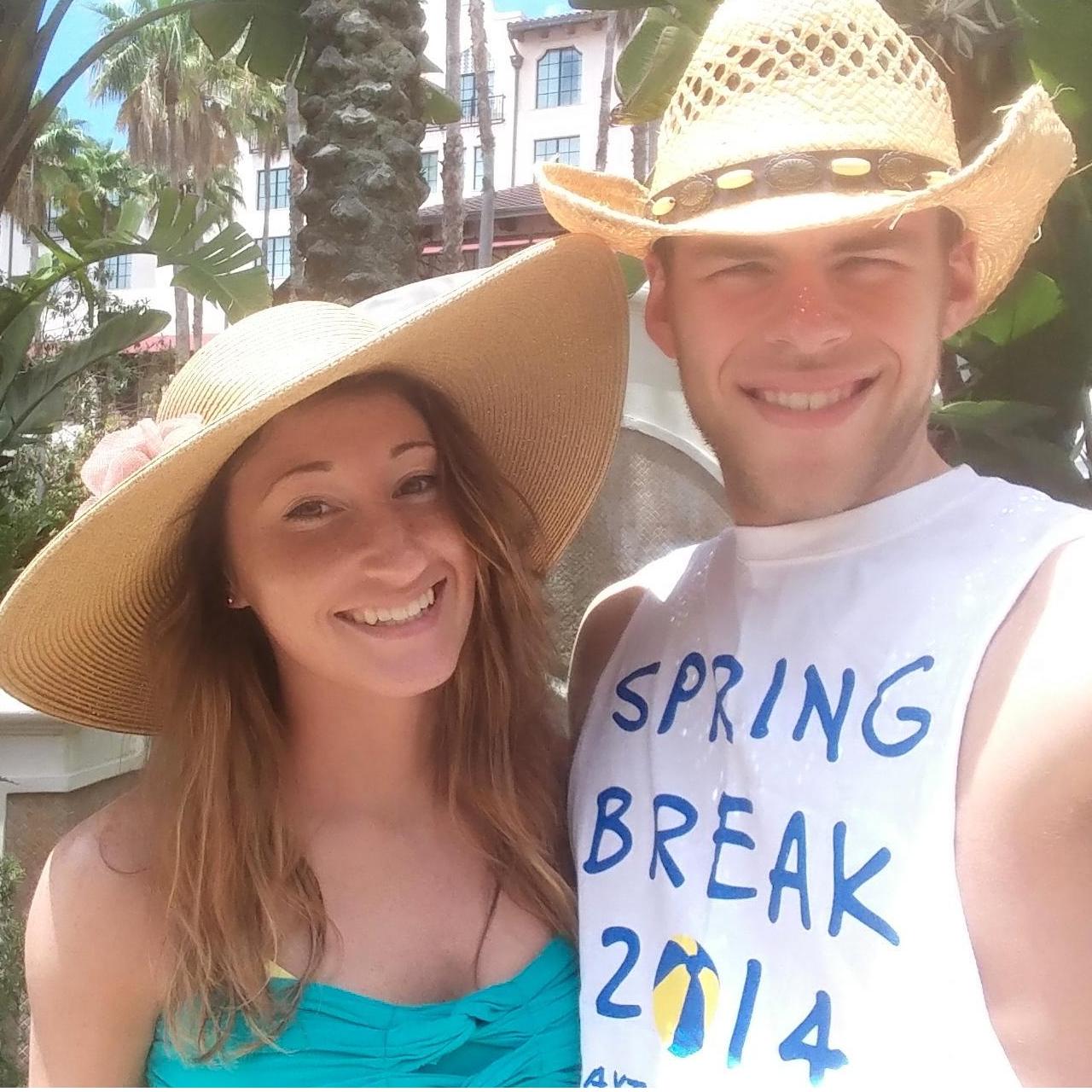 We pull off hats pretty darn well together!