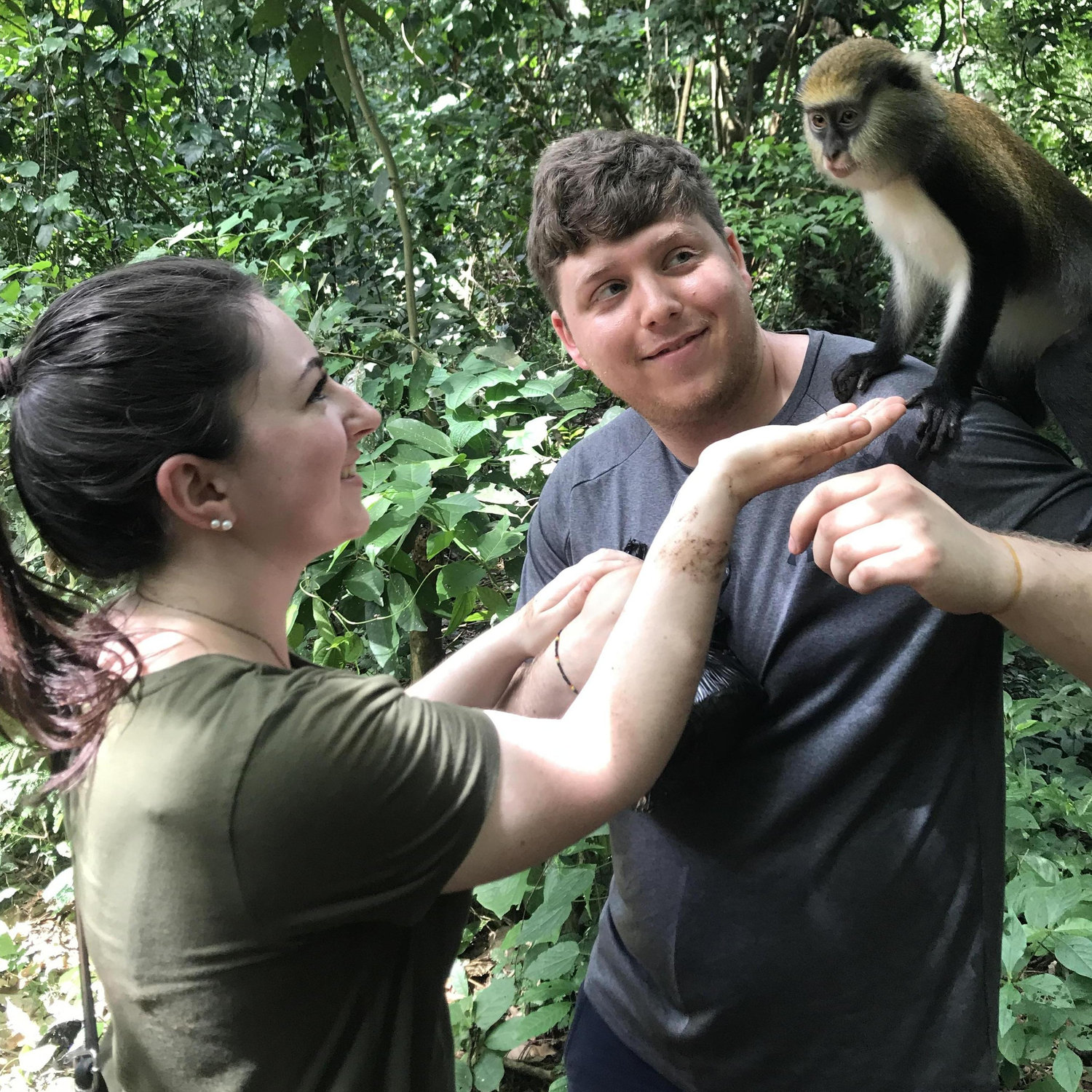 June 2019; Boabeng-Fiema Monkey Sanctuary in Ghana, Africa