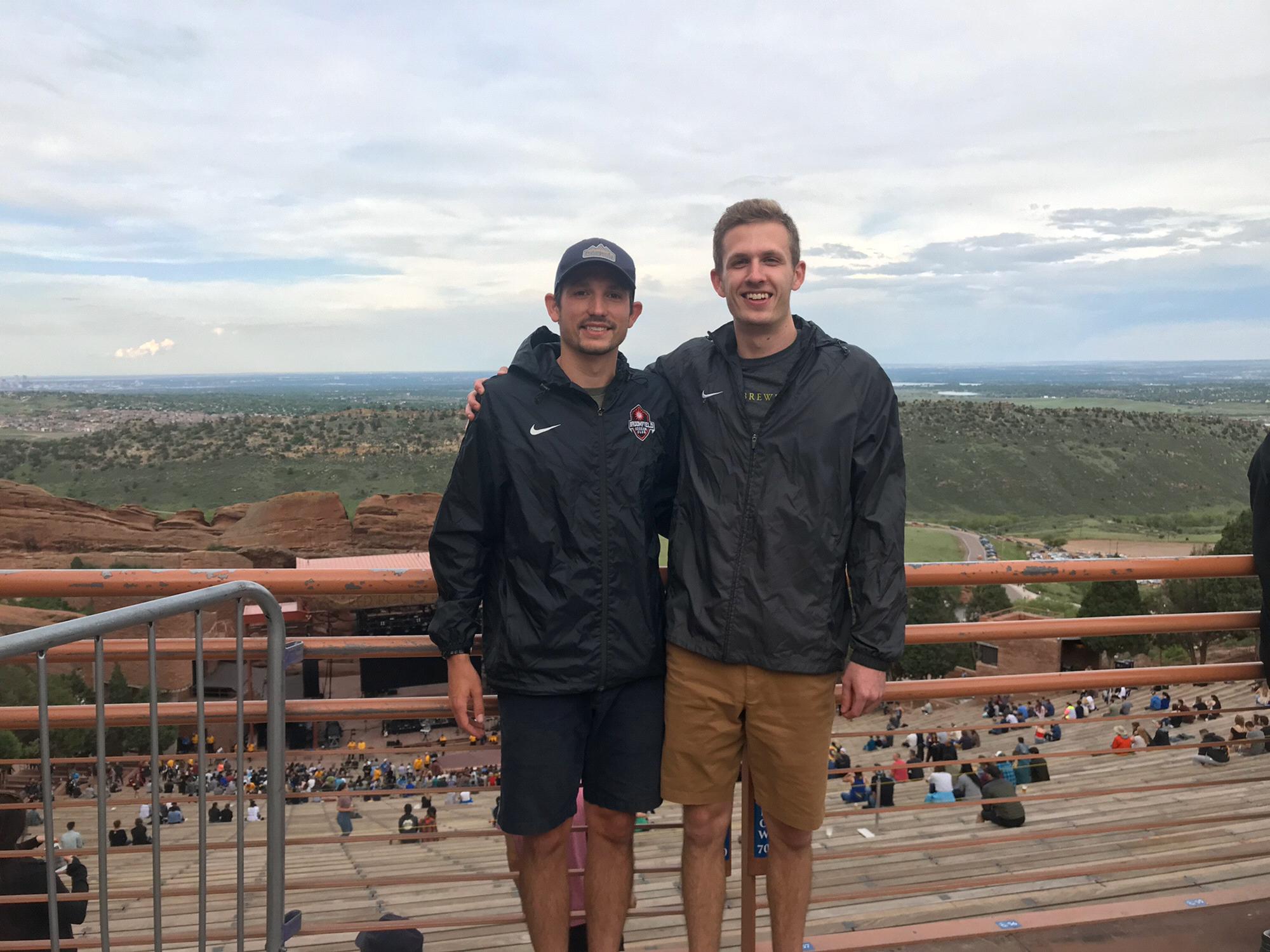 Ryan and Nick at Red Rocks