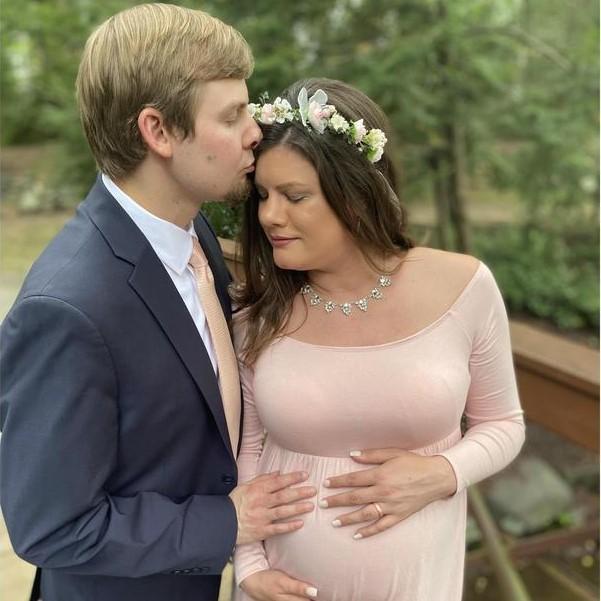 Before our daughter was born we said “I do” on 09-04-20 in front of just our immediate family.