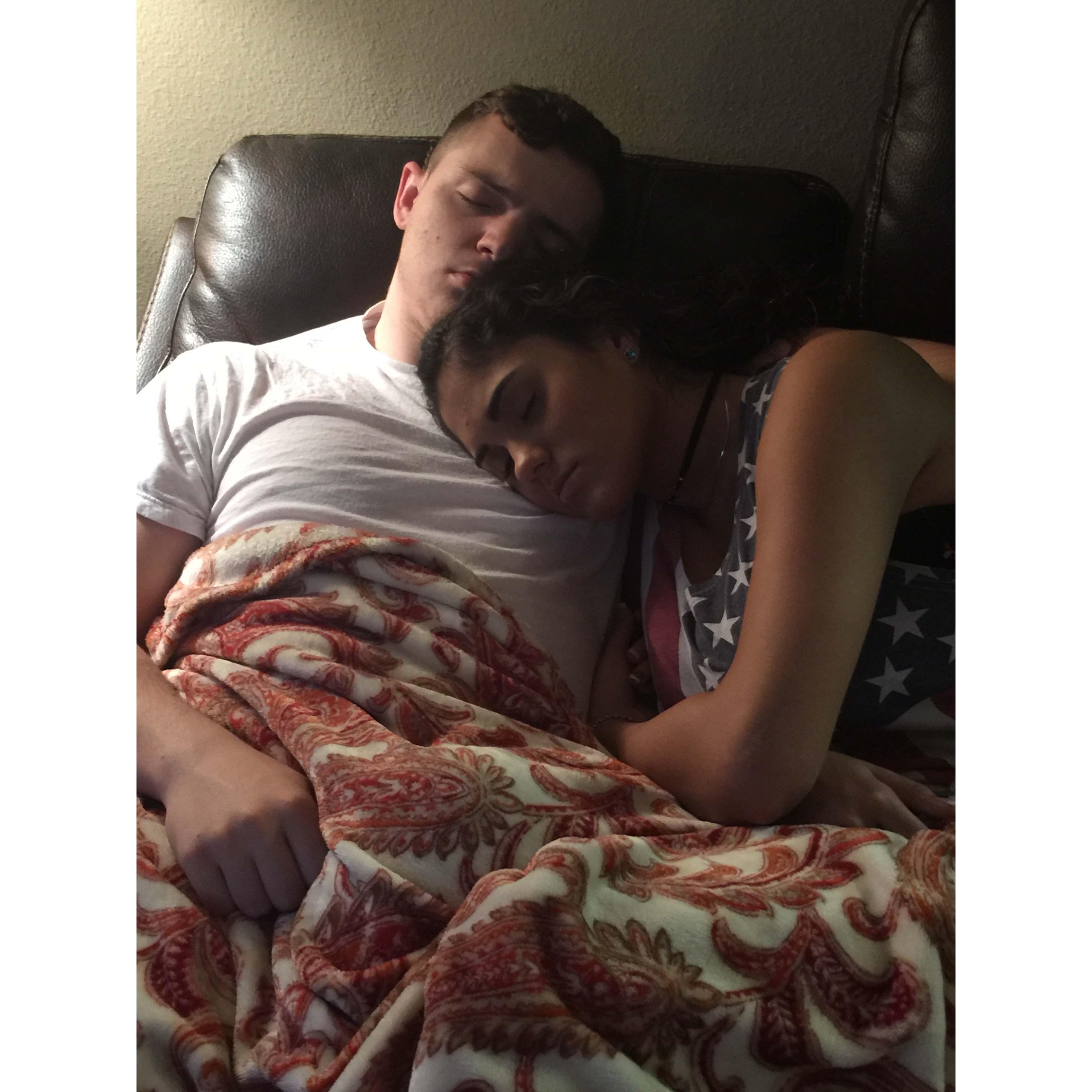 We love to take naps together!