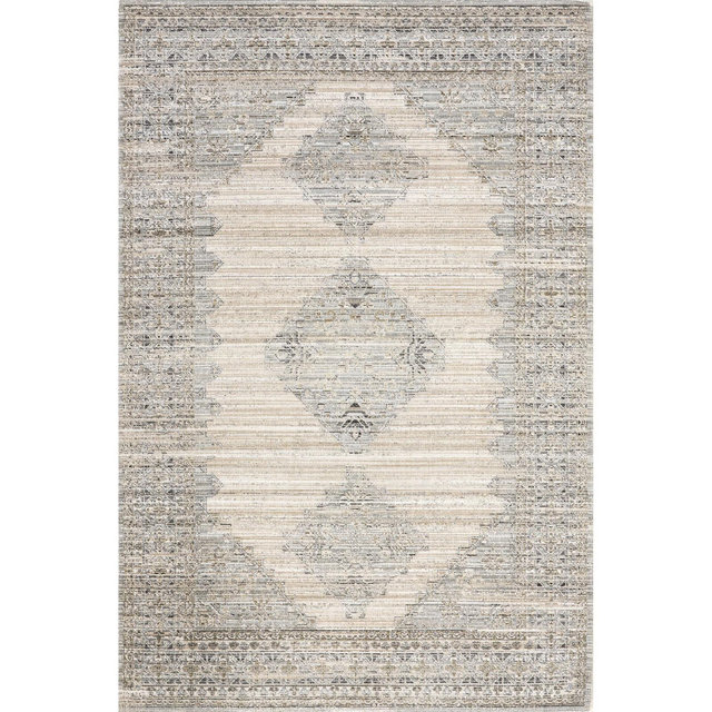 Nuloom Deena Vintage Machine Washable Pet Friendly Indoor/Outdoor Area Rug, 7' 5" x 9' 6", Beige