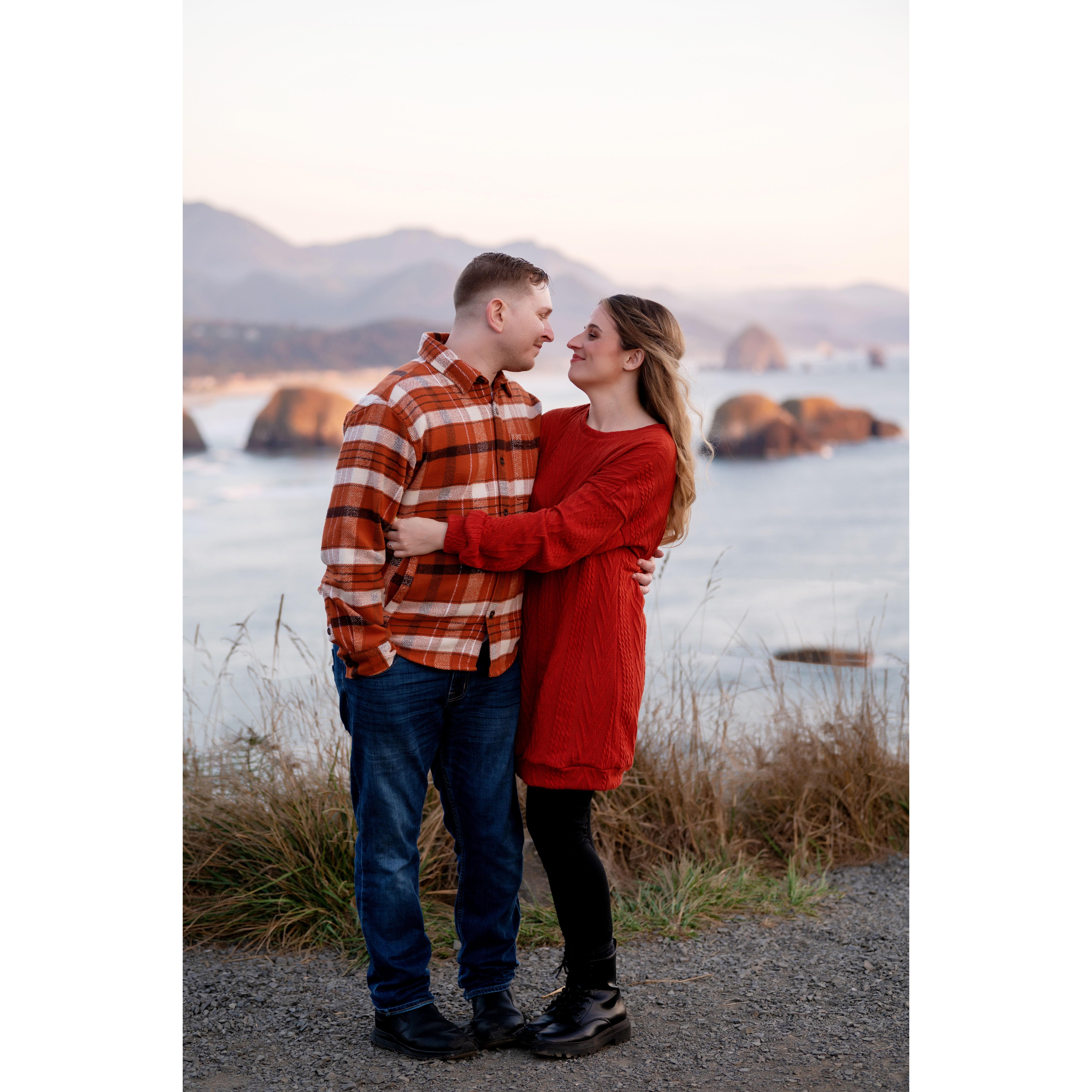 Engagement Photo Shoot. Ecola State Park, OR 9/7/23
