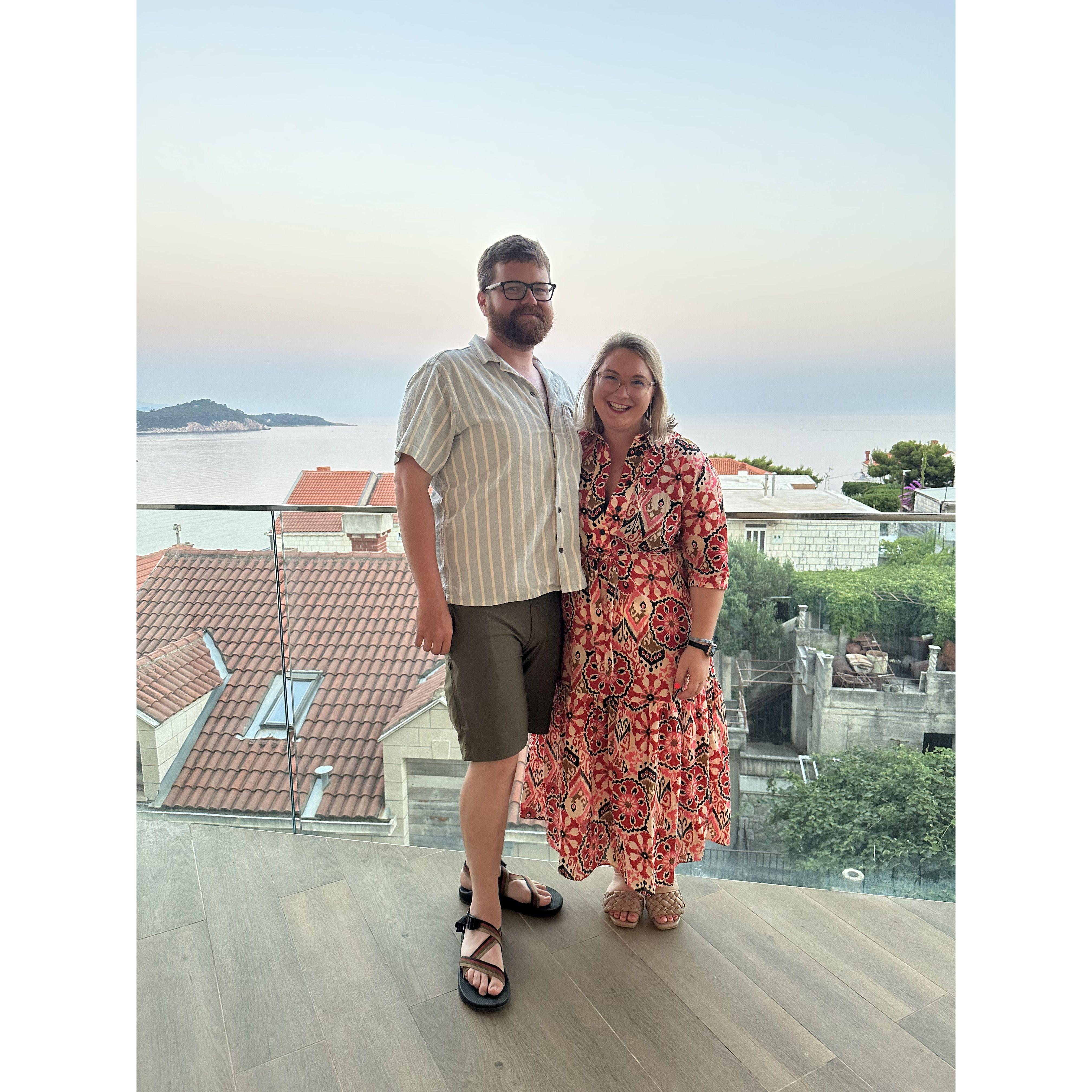 The view from our hotel; Dubrovnik, Croatia