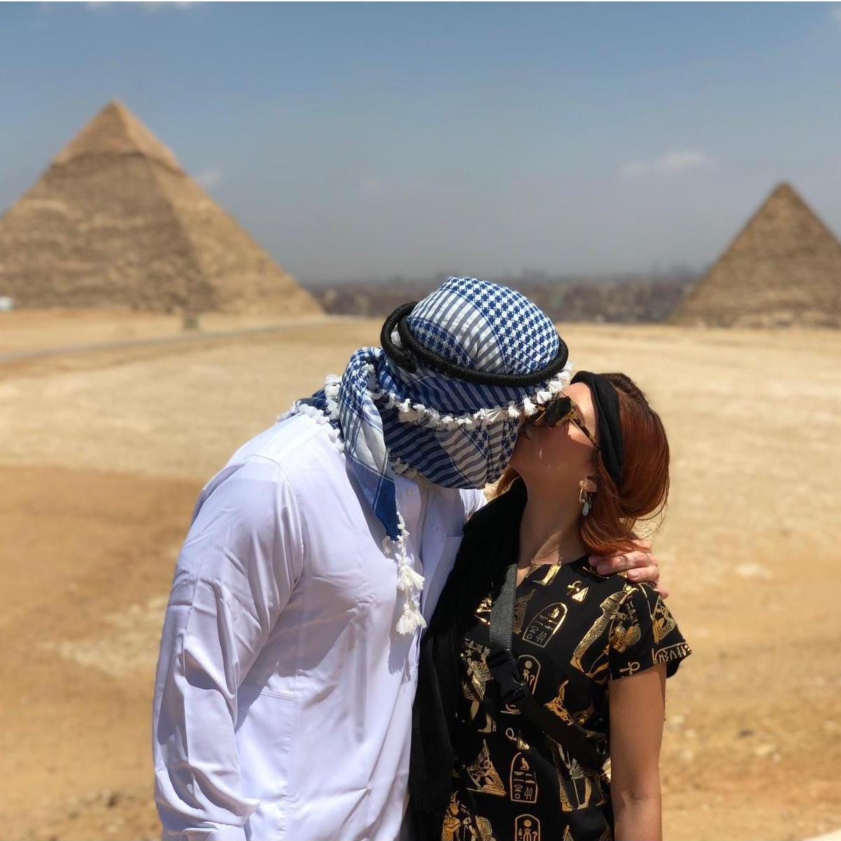 Giza's pyramids in Egypt