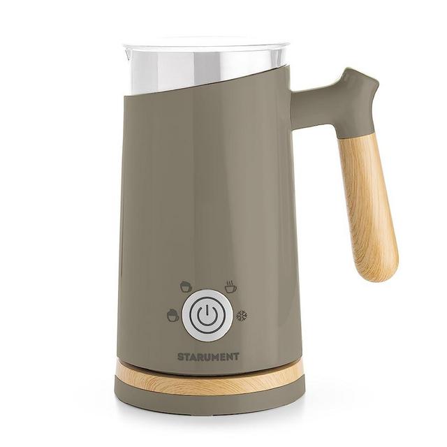 Starument Electric Milk Frother - Automatic Milk Foamer & Heater for Coffee, Latte, Cappuccino, Other Creamy Drinks - 4 Settings for Cold Foam, Airy Milk Foam, Dense Foam & Warm Milk - Easy to Use