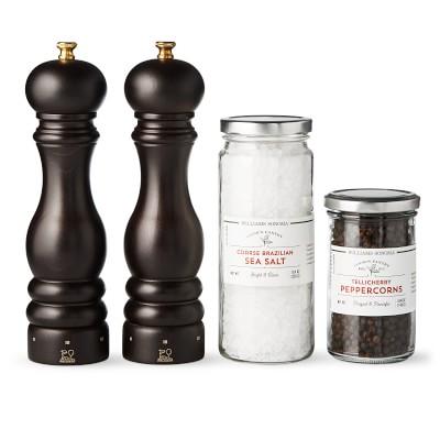 Williams Sonoma Salt & Pepper Essentials with Peugeot Paris Mills