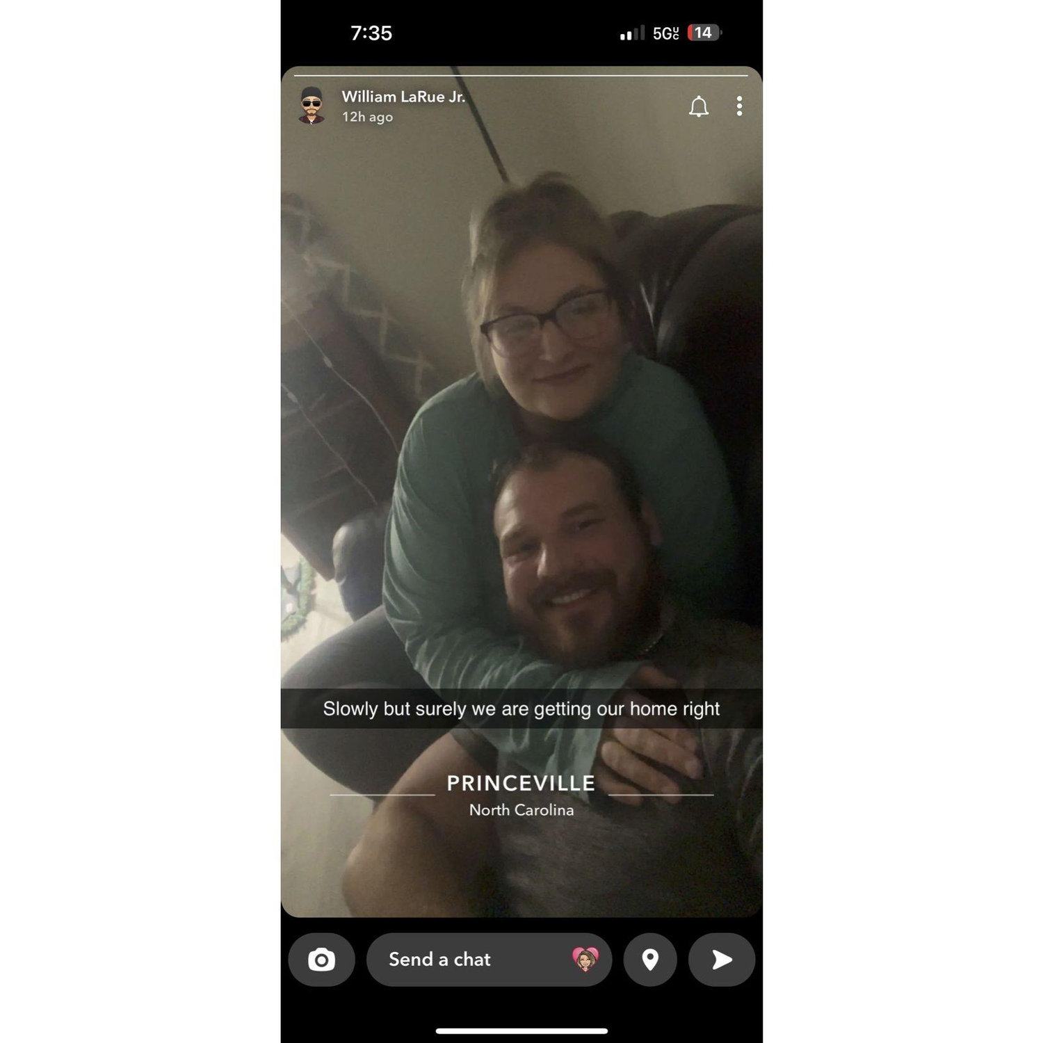 When we bought our first house !