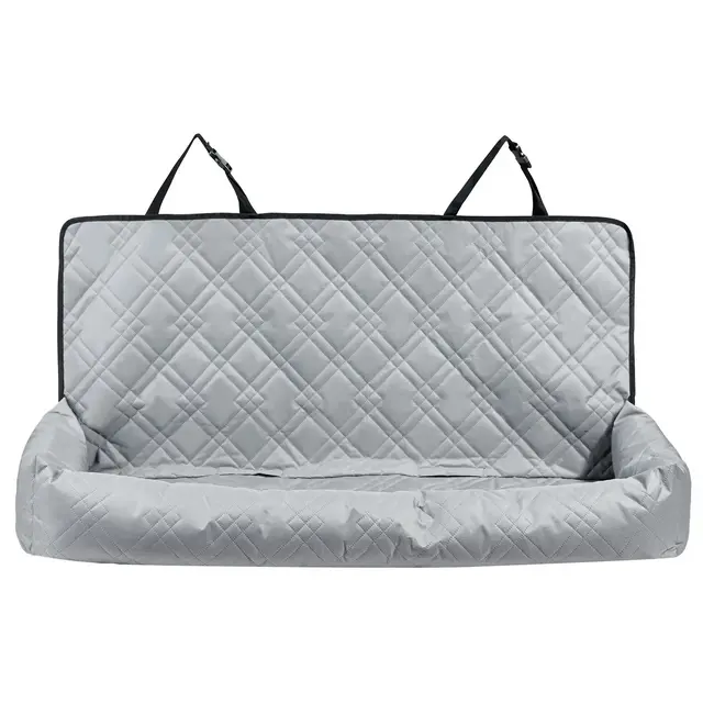 VEVOR Dog Car Seat, Waterproof Dog Booster Seat for Car, Pet Car Seat with Clip-On Safety Leash, PP Cotton Filling, Dog Car Bed