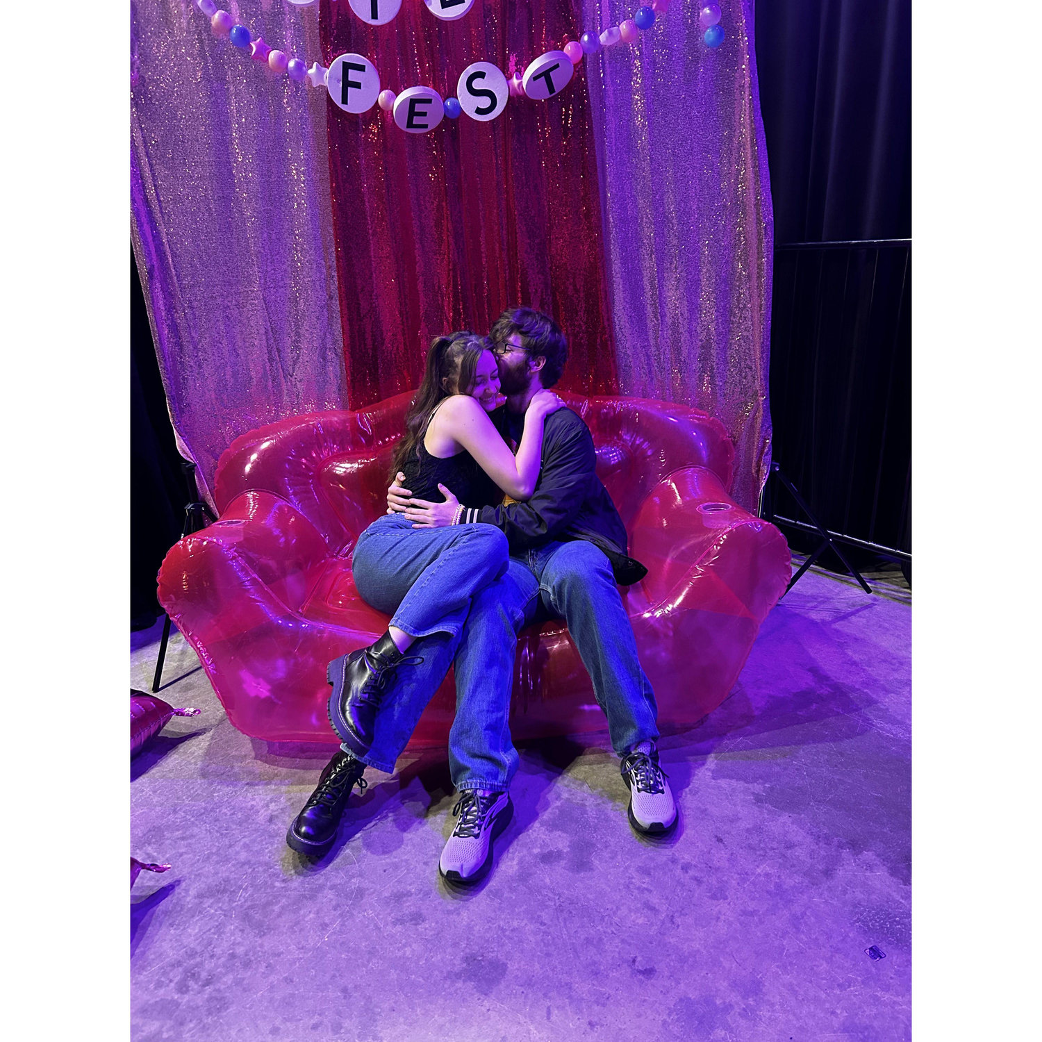 Us at "Taylor-Fest," which is a Taylor Swift Music Appreciation Party!