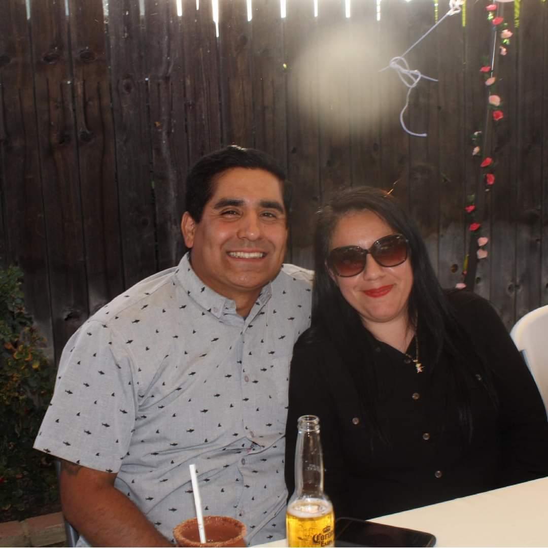 June 2021, one month into our relationship at a birthday party