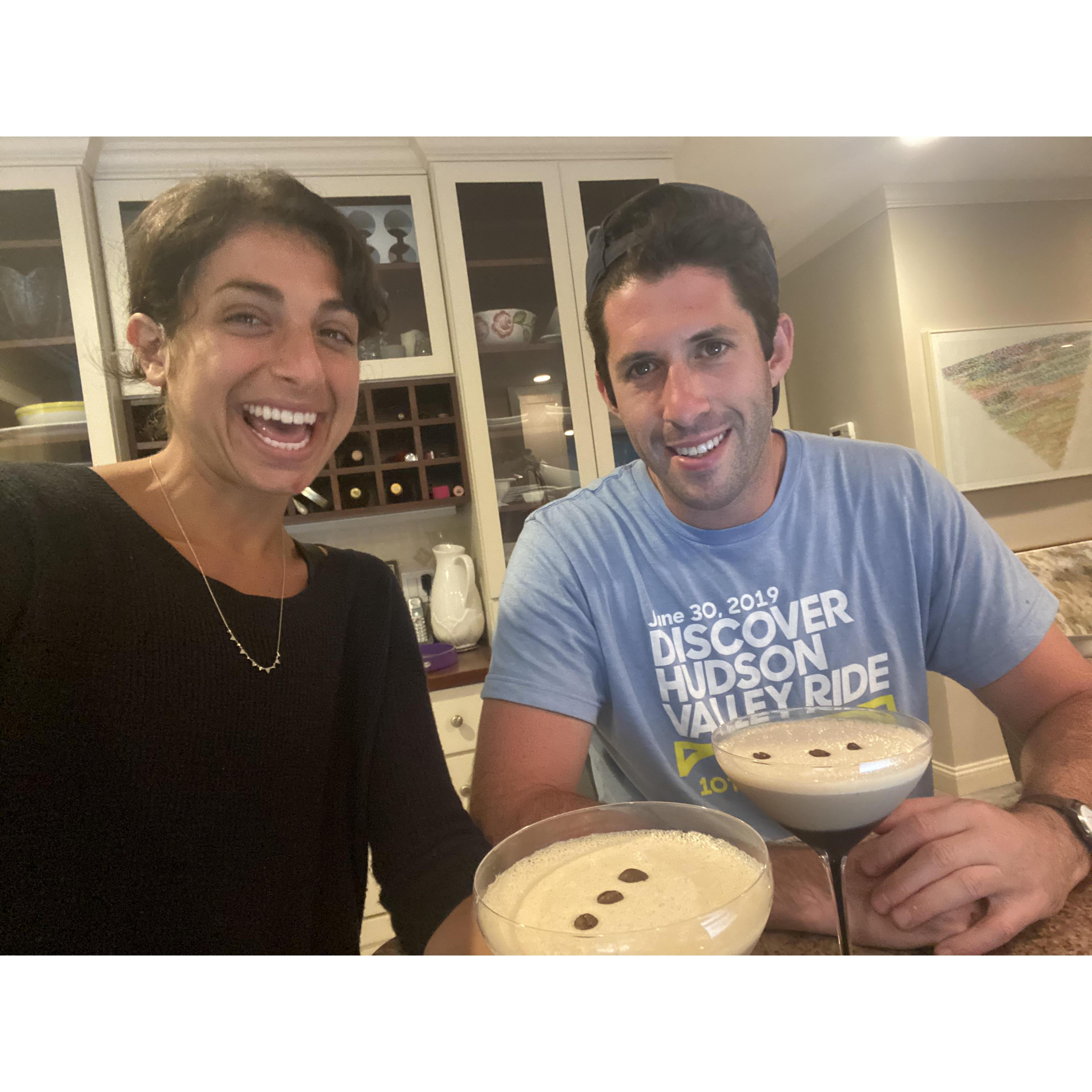 They immediately bonded over their love of espresso martinis... 3 beans always!