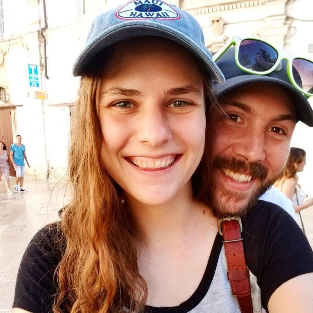 Adam and Danika in Dubrovnik, Croatia.
