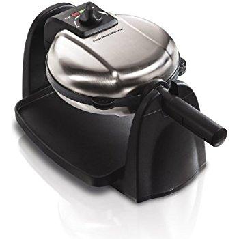 Hamilton Beach Flip Belgian Waffle Maker with Removable Plates (26030)