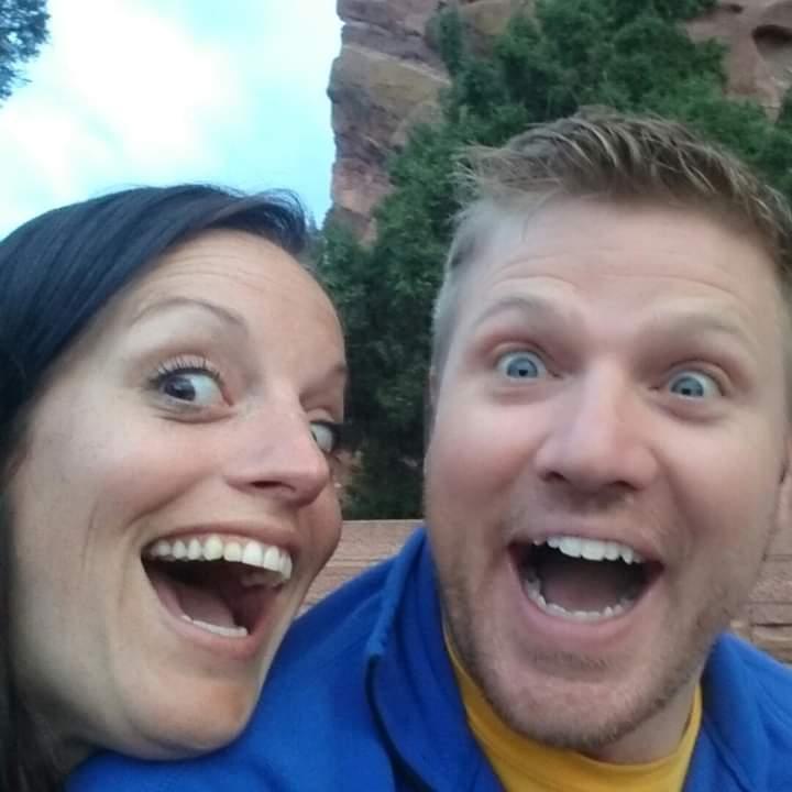 Film on the rocks at Red Rocks