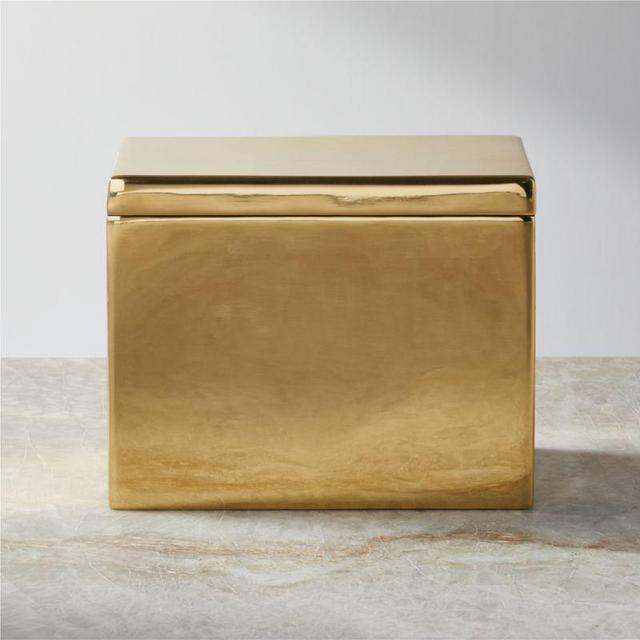 Brass Recipe Box