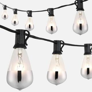 10' Rustic Industrial Incandescent Bulb String Lights