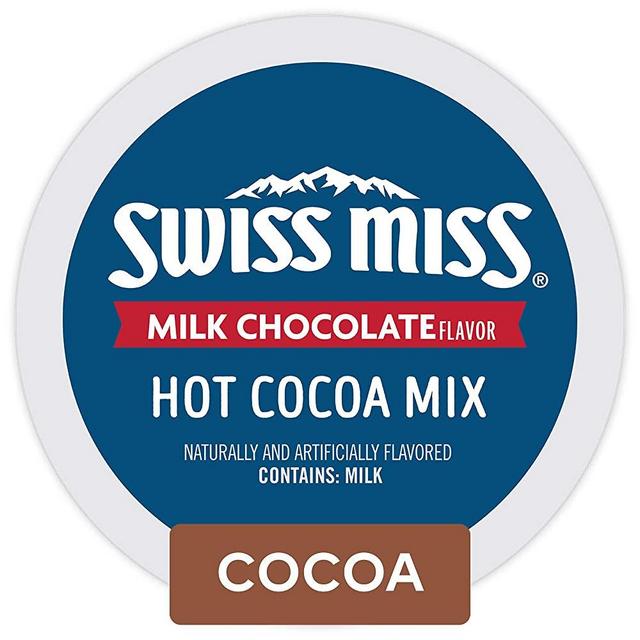 Swiss Miss Milk Chocolate Hot Cocoa Keurig Single-Serve K-Cup Pods, 12 Count