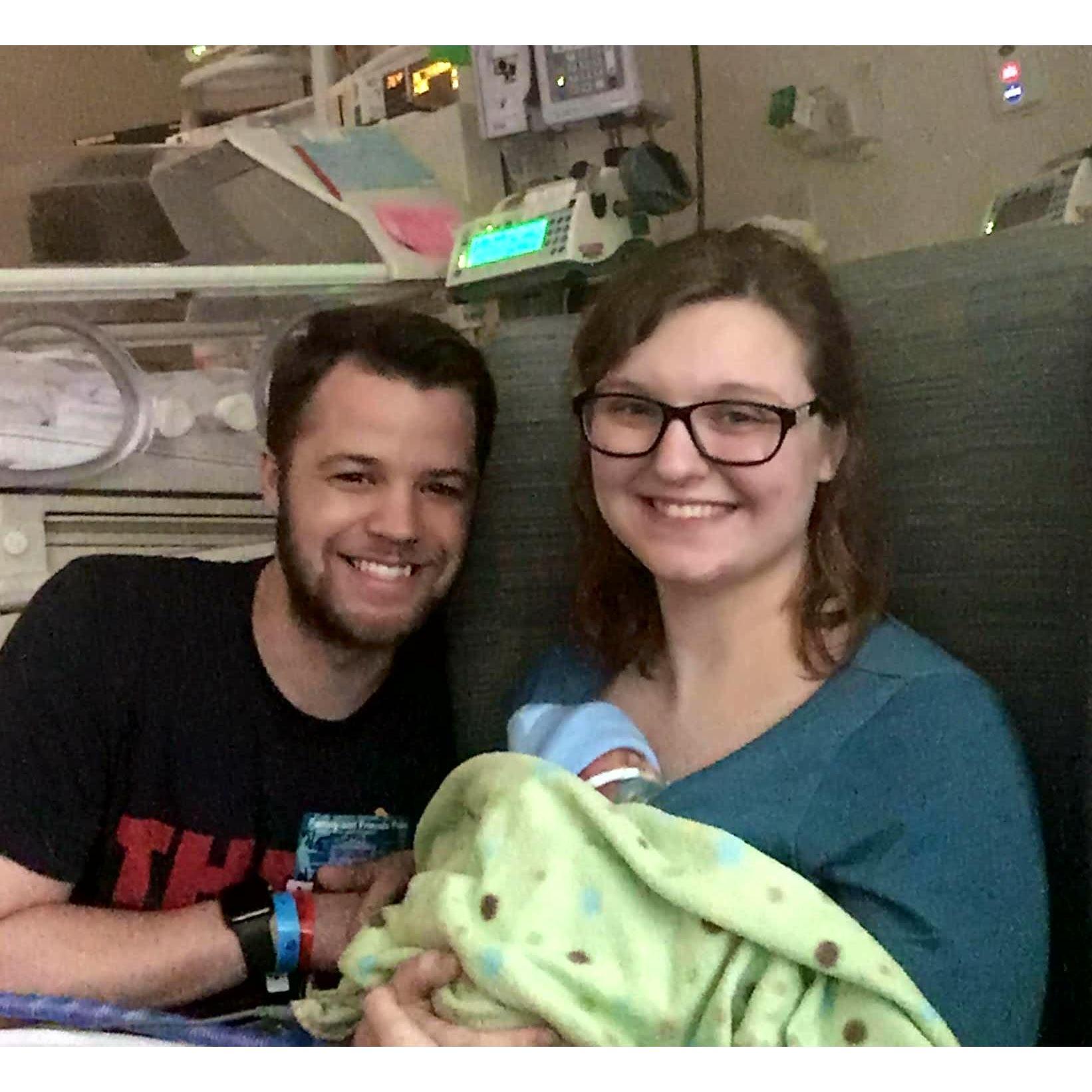 Our first time getting to hold Elliott