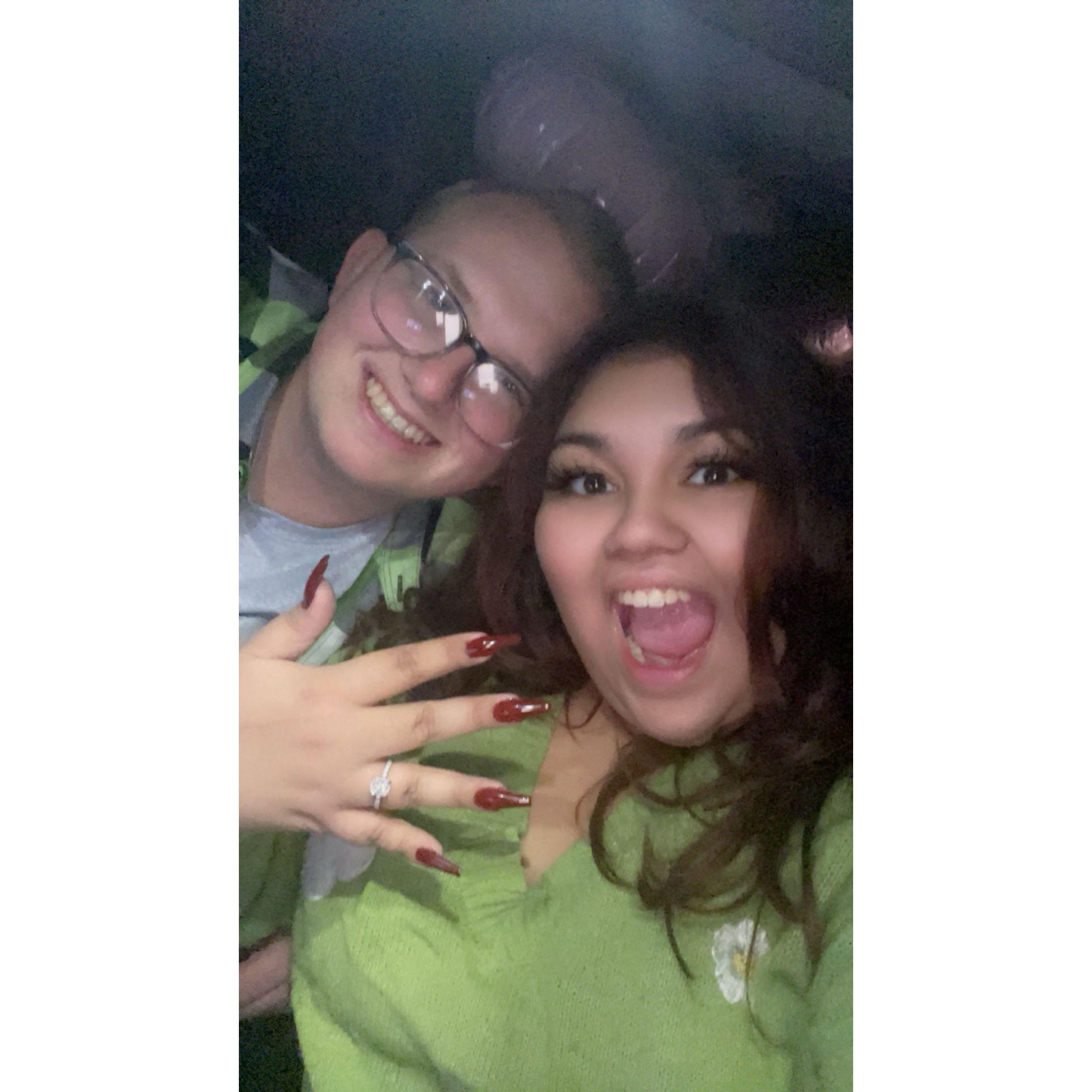 December 1. 2023. We just got engaged!