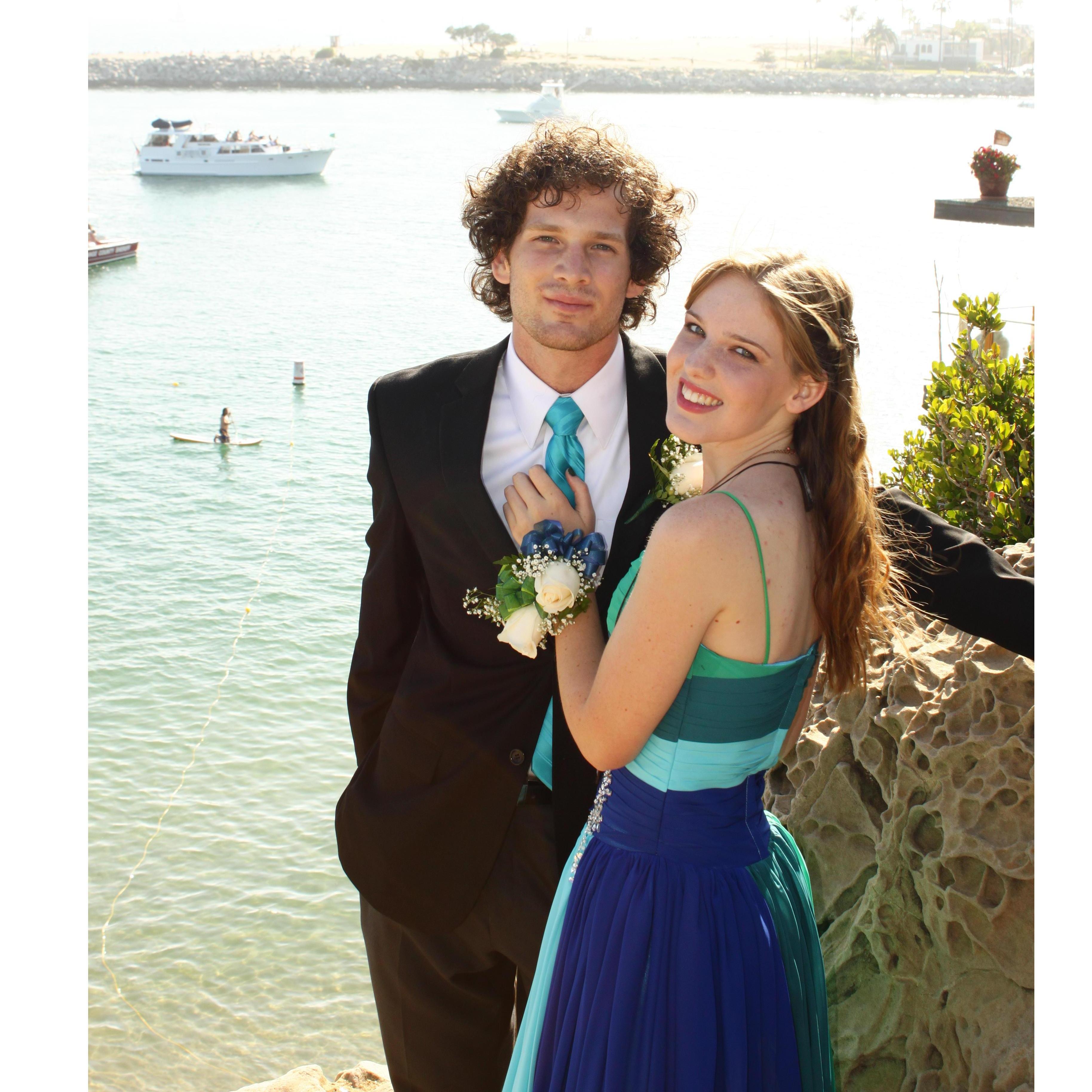 Taylor's senior prom 
June 2014