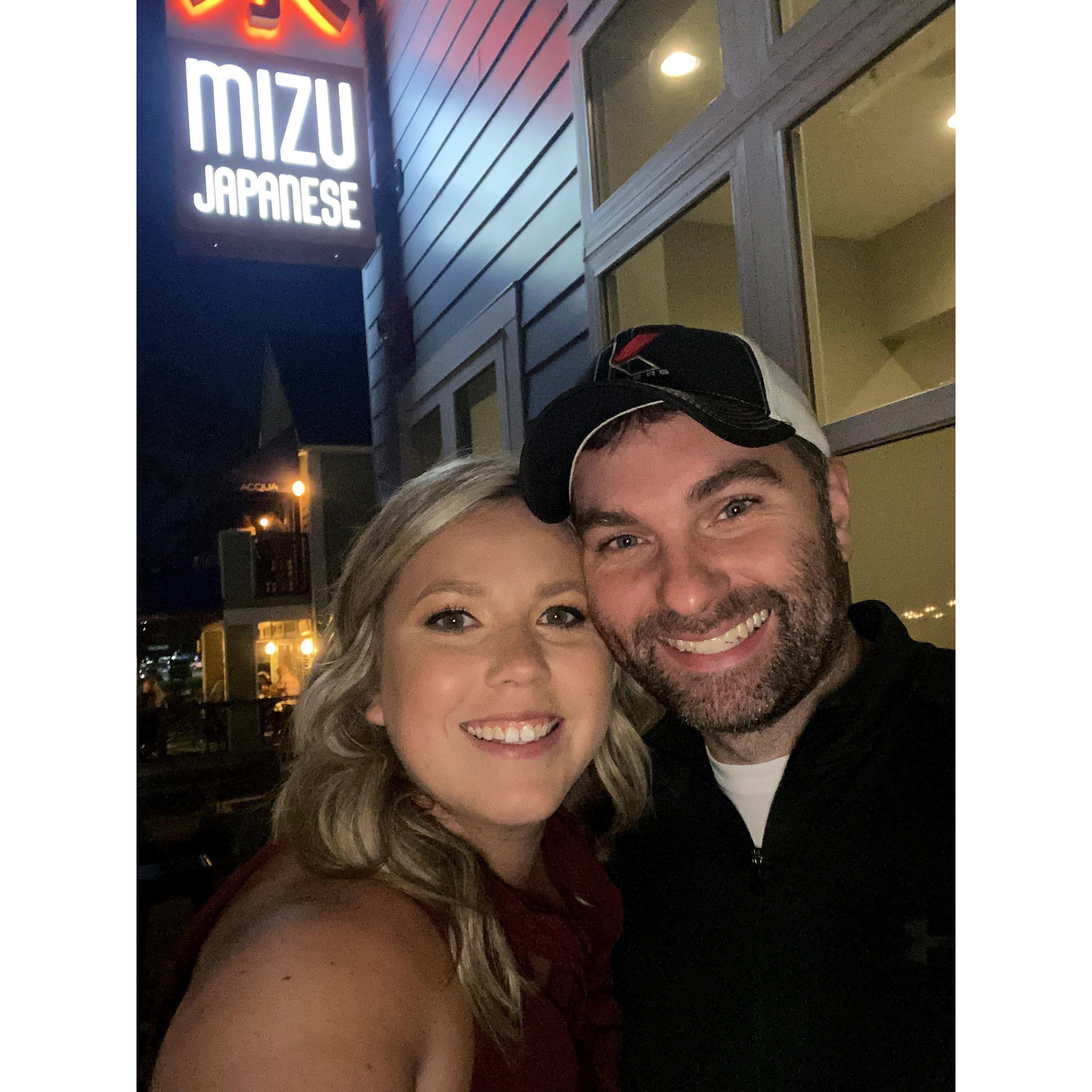 1 year anniversary where we had our first date!