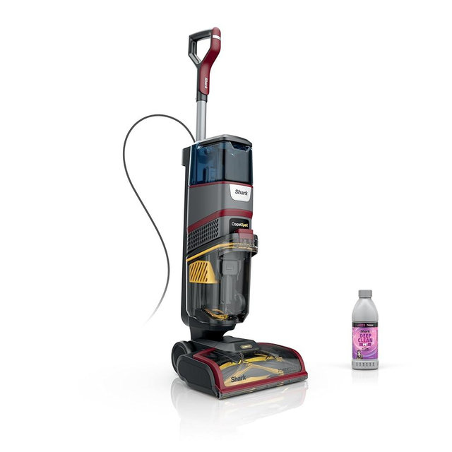 Shark CarpetXpert HairPro Upright Carpet Cleaner, Perfect for Pets, Lightweight & Powerful, Dirt, Grime, Hair & Odor Removal, Carpet Shampooer, Pet Cleaning Solution, Magenta, EX221BRN
