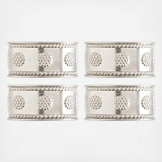 Berry & Thread Metal Napkin Ring, Set of 4