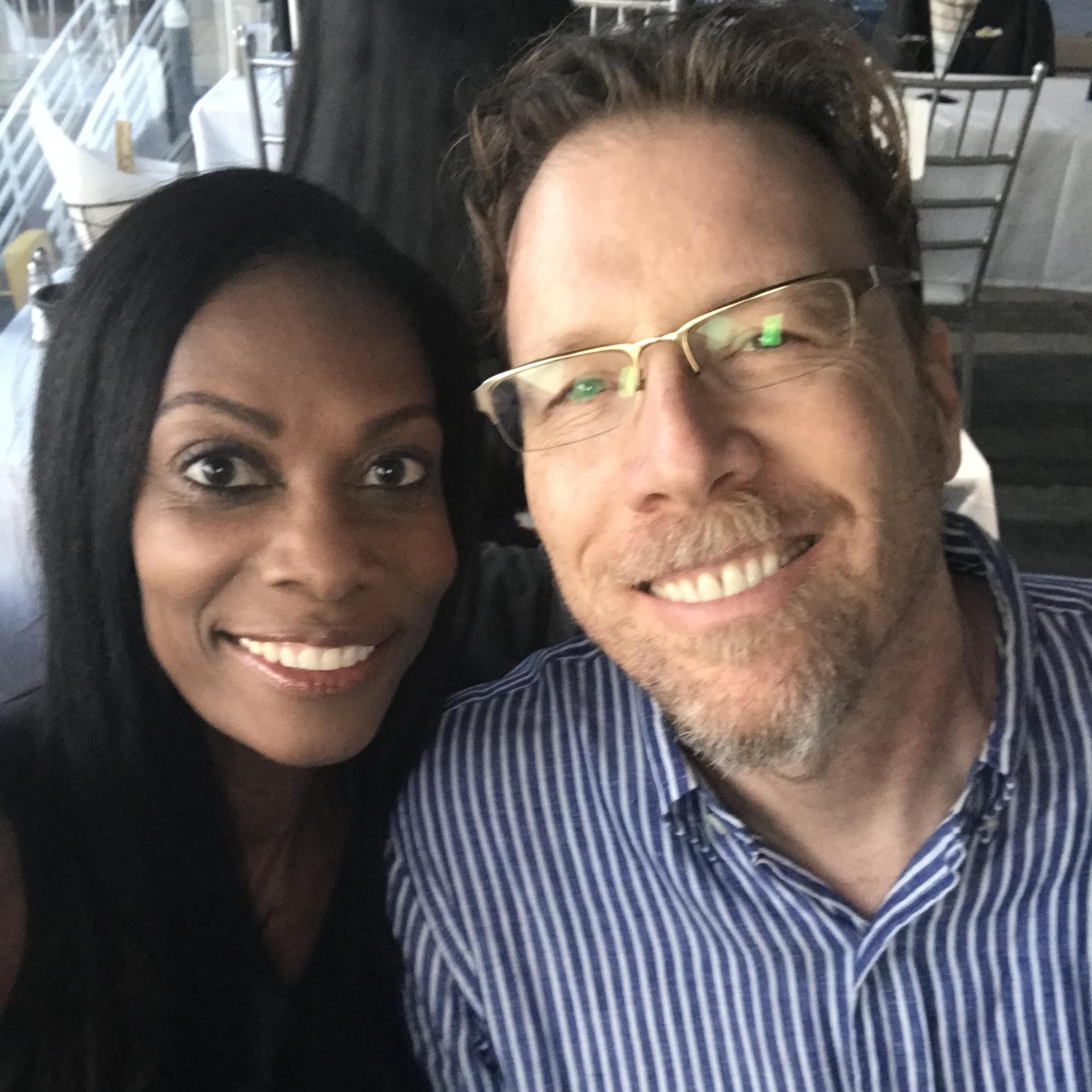We are both so grateful to God for orchestrating the crossing of our paths.  Match.com