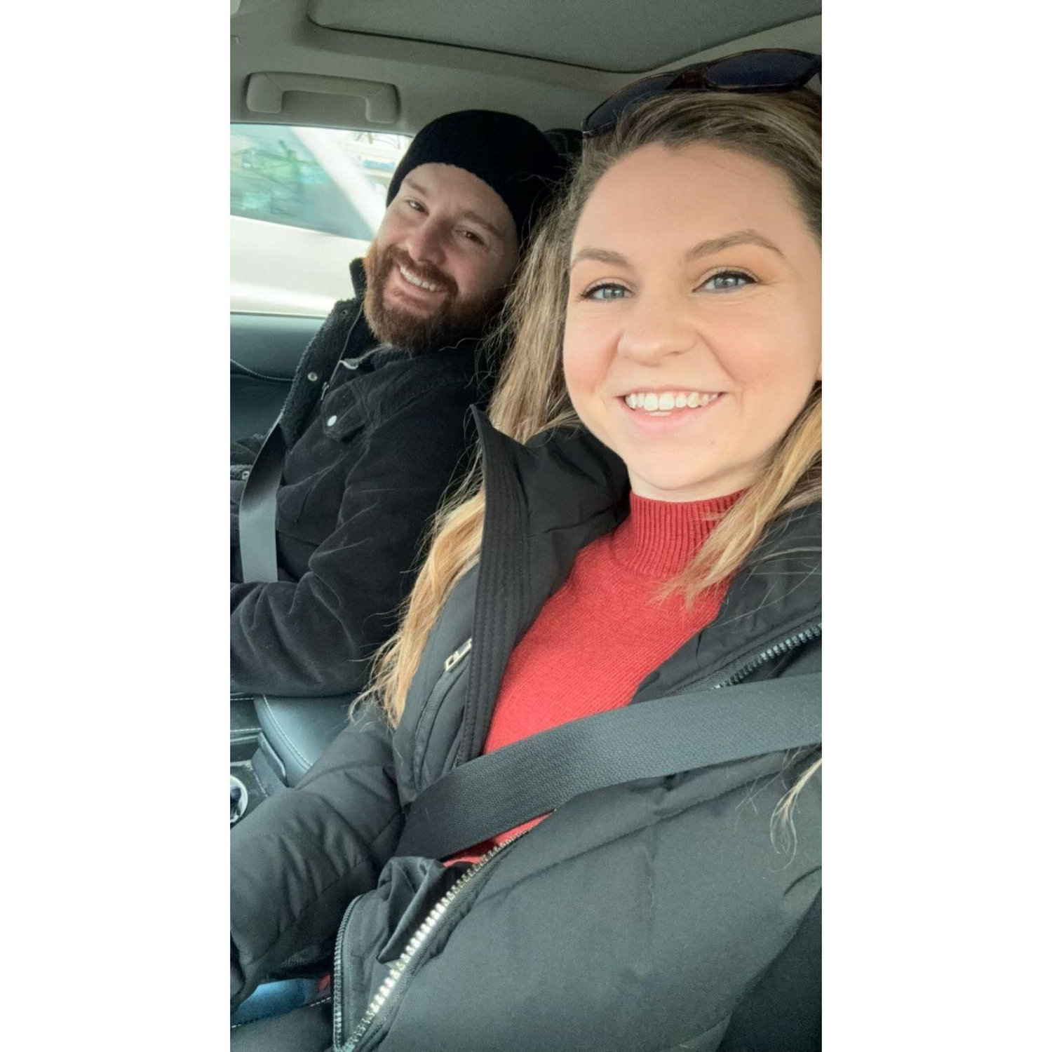 She is smiling, we must be heading to Target