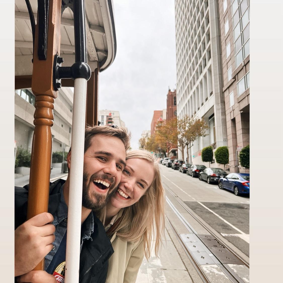 Cable car ride on a week trip to San Francisco/Napa we took a couple years ago!