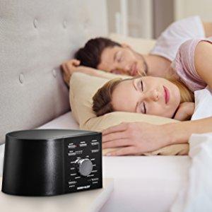 Sound+Sleep High Fidelity Sleep Sound Machine with Real Non-Looping Nature Sounds, Fan Sounds, White Noise, and Adaptive Sound Technology