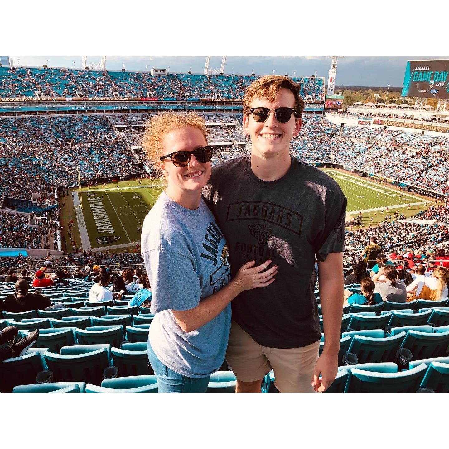 Our first Jacksonville Jaguars game and the return of Minshew Mania