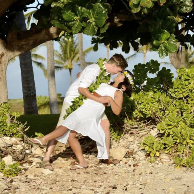 We had fun during the photo shoot for our engagement pictures.