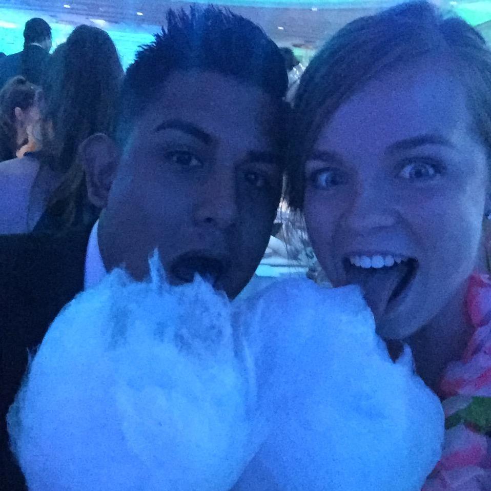 Cotton Candy is almost as sweet as our love