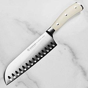 Wusthof Classic Ikon Creme 7" Hollow Edge Santoku Knife