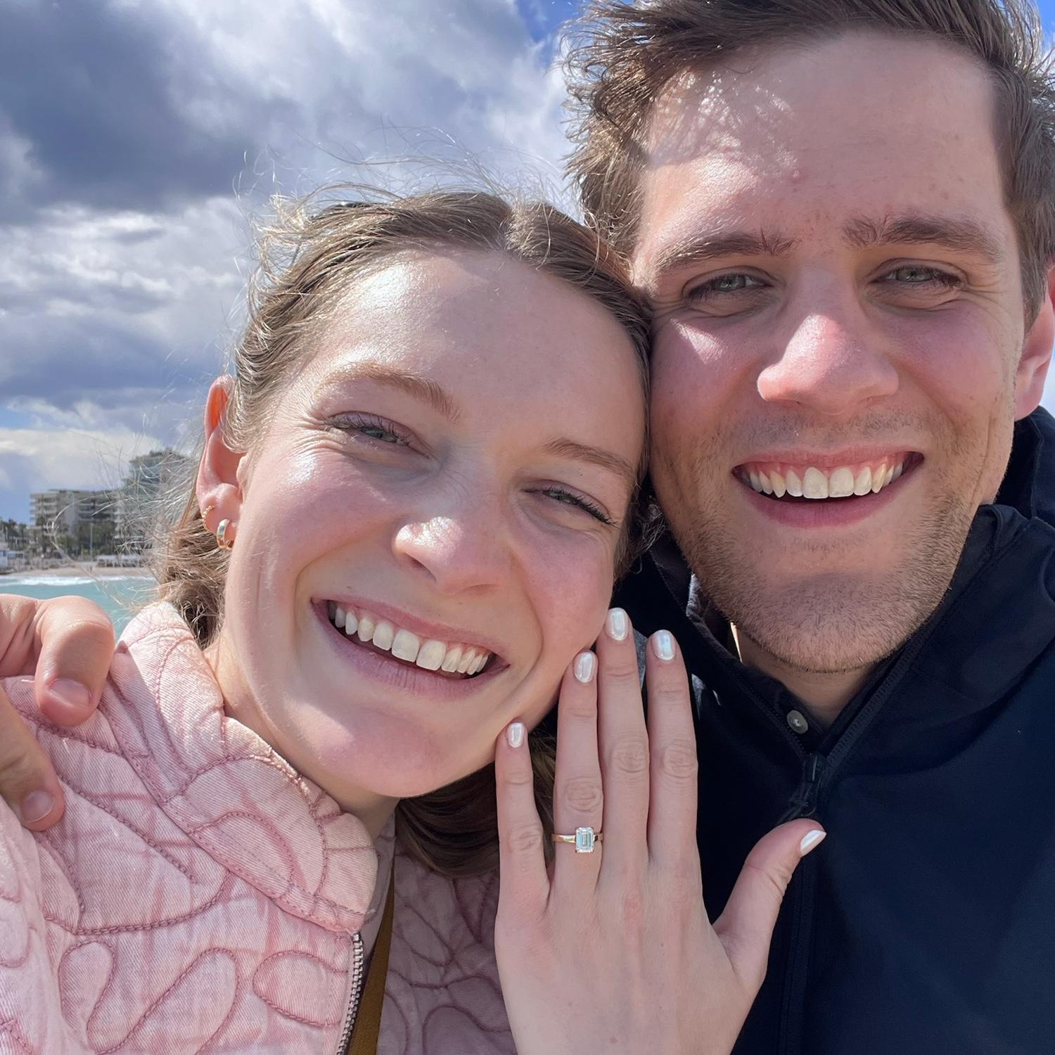 Engaged in Sitges, Spain! April 23, 2024🩷