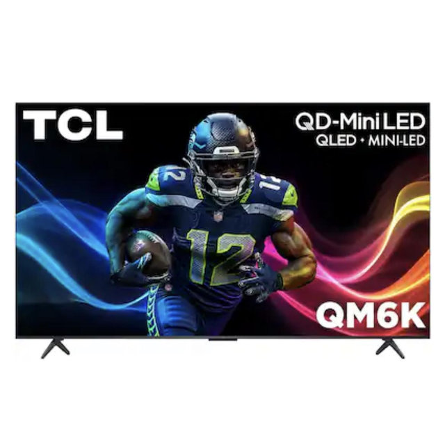 TCL - 75" Class QM6K Series 4K UHD HDR QD Mini LED Smart TV with Google TV (2025)