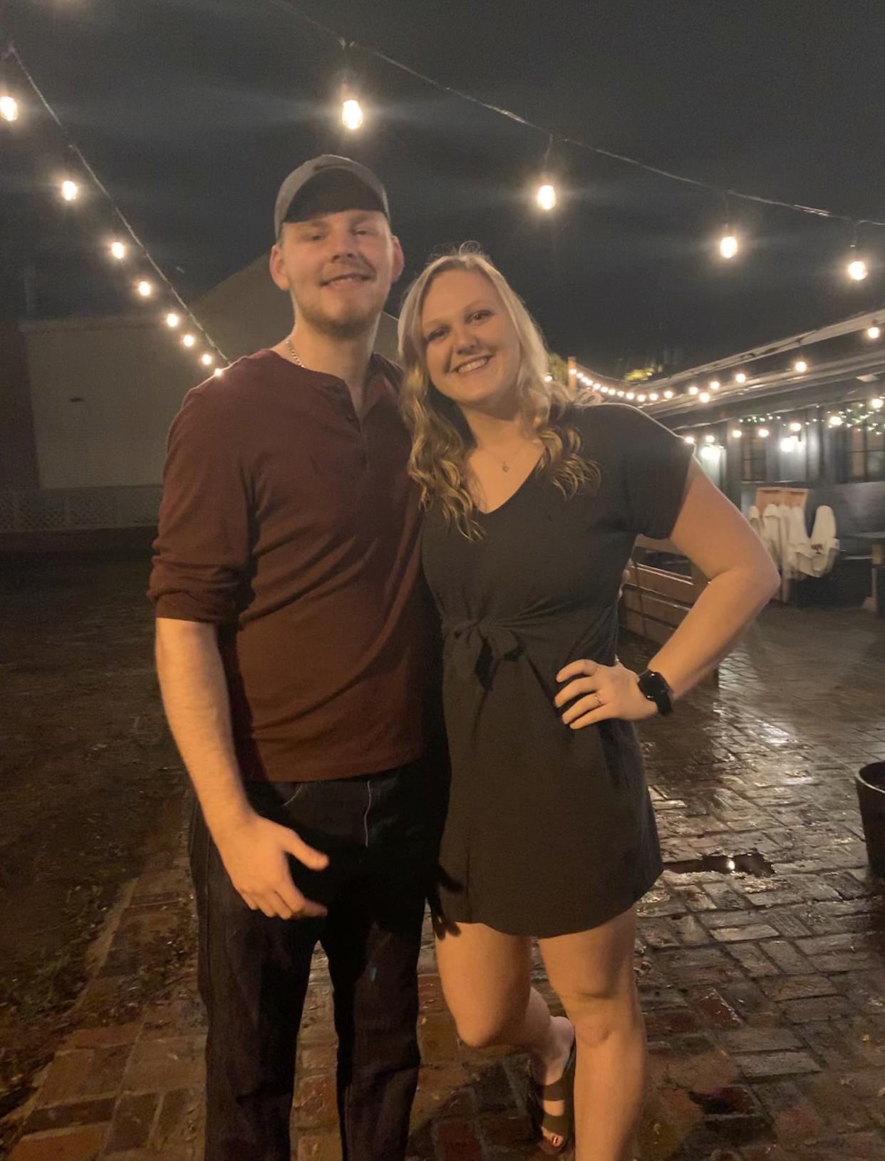 Just a couple weeks after we met!